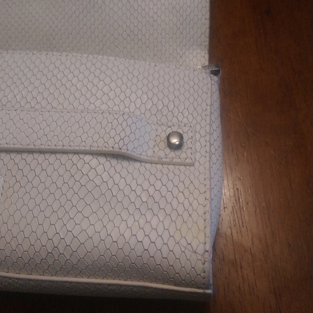 Coco Rocha x Botkier Holiday 2015 Cream Snakeskin Studded Crossbody Chain Clutch - Picture 7 of 12